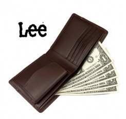 【全4色】Lee リー ステッチデザイン 二つ折り財布 ショートウォレット（0520529）「新作」