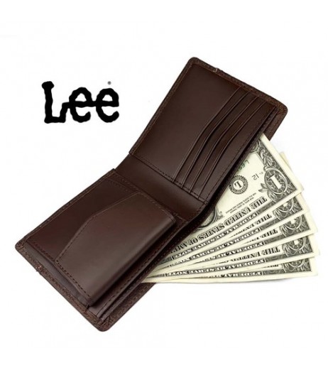 【全4色】Lee リー ステッチデザイン 二つ折り財布 ショートウォレット（0520529）「新作」