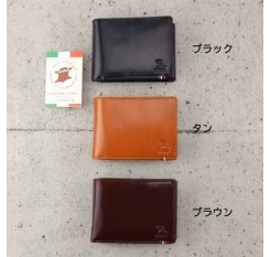 アーノルドパーマー（Arnord Palmer） イタリア革 二つ折り財布 ギフトケース入り 定番
